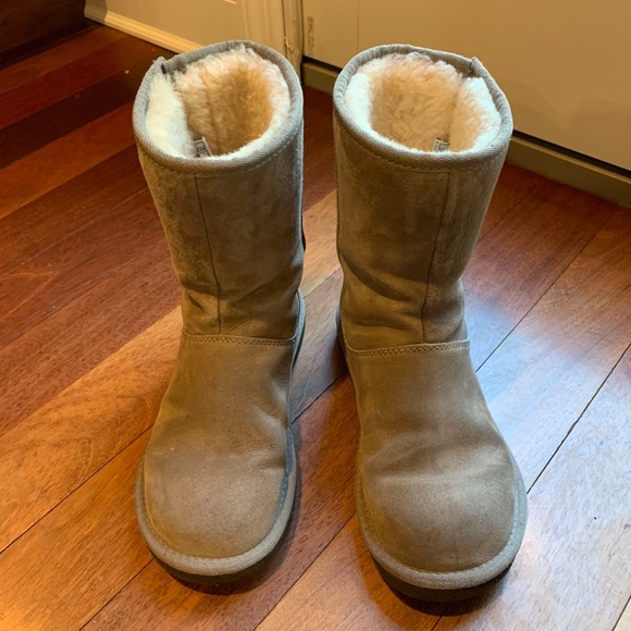 Ugg Grey Suede boot designer - Picture 4 of 10